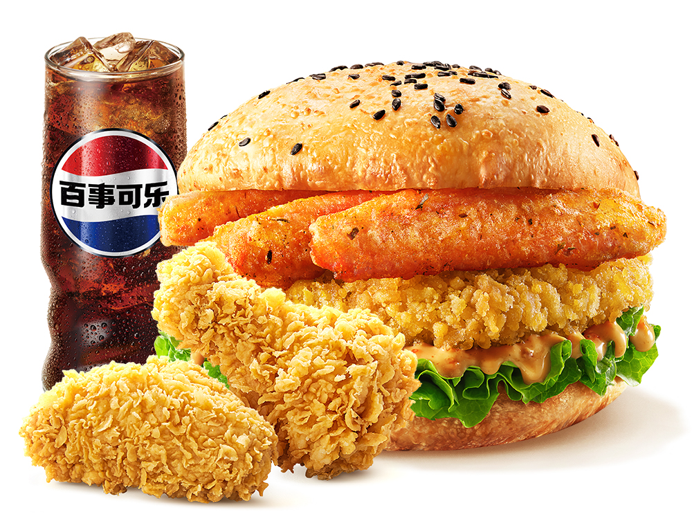 [餐饮单品]-塔斯汀-避风塘蟹味柳3件套