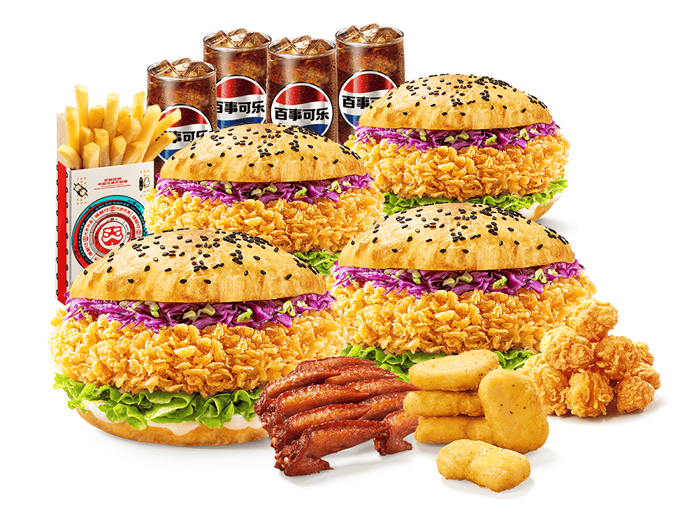 [餐饮单品]-塔斯汀-欢聚分享豪吃12件套