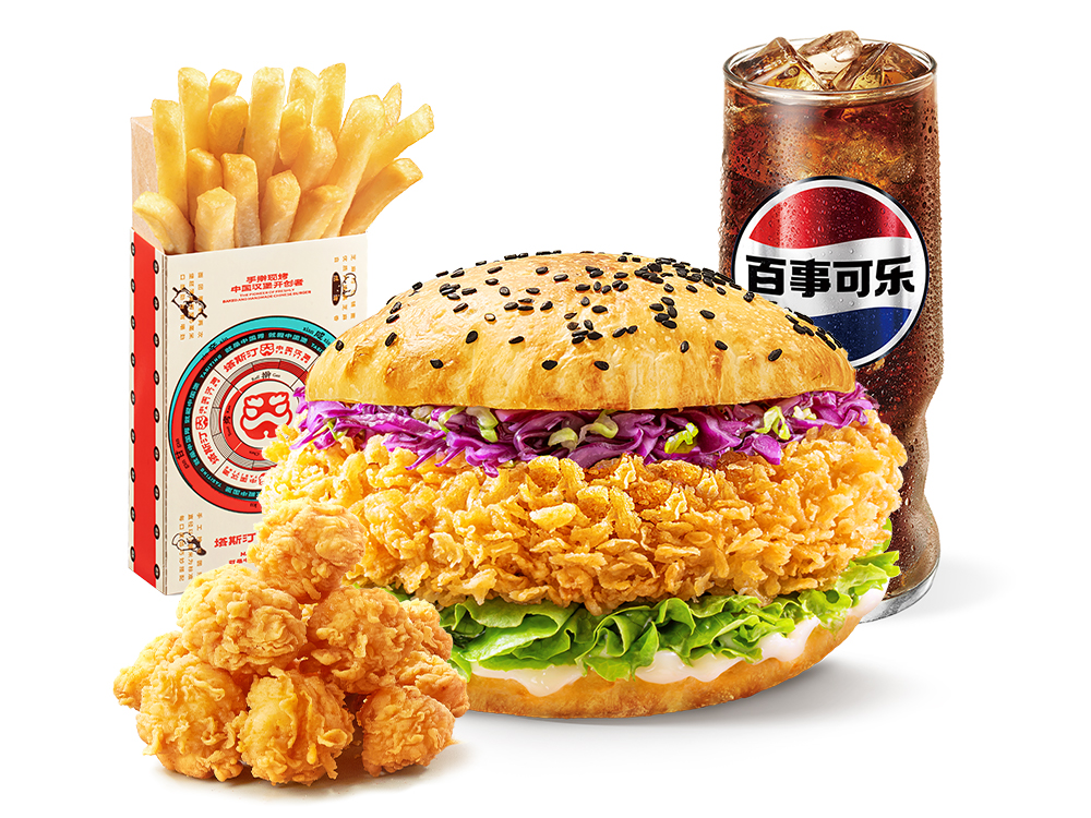 [餐饮单品]-塔斯汀-汉堡小食任选4件套